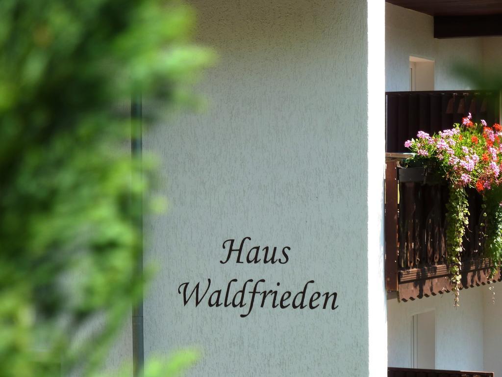 וילינגן Pension Haus Waldfrieden, Meinecardplus Inklusive מראה חיצוני תמונה